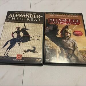 Alexander‎ the Great DVD Bundle Directors Cut Full Screen & History Channel Doc